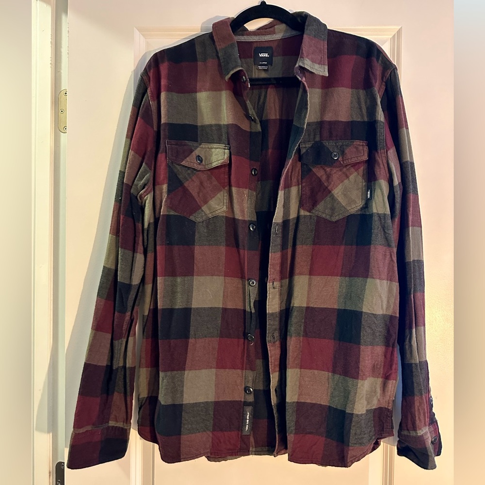Vans Flannel Button Shirt - Never Been Worn!